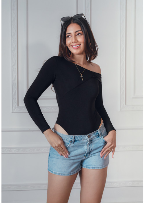 NATASHA ONE SHOULDER LONG SLEEVE TOP